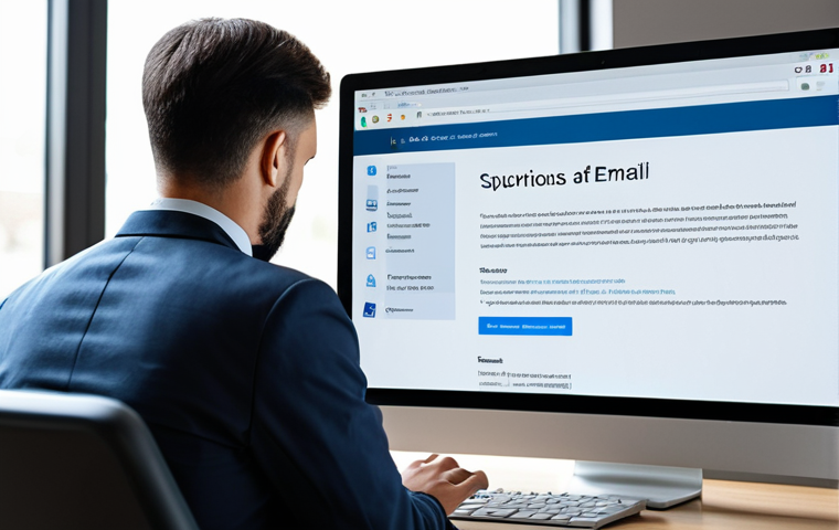 **

"A concerned-looking individual, fully clothed in professional attire, staring at a computer screen displaying a suspicious email. The background is a blurred home office. The email contains elements suggesting a phishing attempt &ndash; a generic greeting, poor grammar, a sense of urgency, and a link that looks untrustworthy.  Include a small padlock icon on the browser to show online security, but it has a warning icon as well. Perfect anatomy, natural proportions, safe for work, appropriate content, professional, educational illustration, realistic style."

**